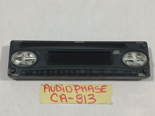 AUDIOPHASE  RADI0  CD FACEPLATE ONLY MODEL CA-813  CA813  TESTED GOOD GUARANTEED, US $25.00, image 1