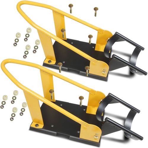 Purchase Pair Titan Adjustable Motorcycle Wheel Chocks 17"21" Tires