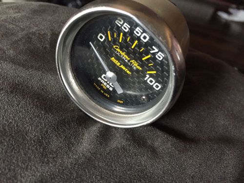 Carbon fiber ultra lite auto meter oil pressure gauge