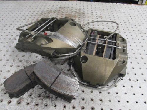 Nascar brembo 4 piston front calipers with pads and lines short track 44/38 mm