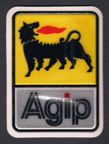 Agip oil &amp; gasoline automotive italian racing sponsor patch-2 for $1.50