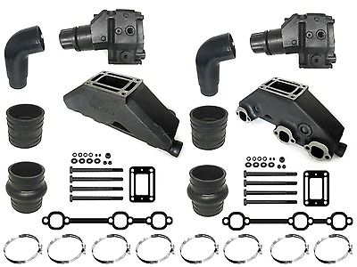 Omc 4.3l v6 exhaust manifold riser/elbow conversion kit 984221/984222
