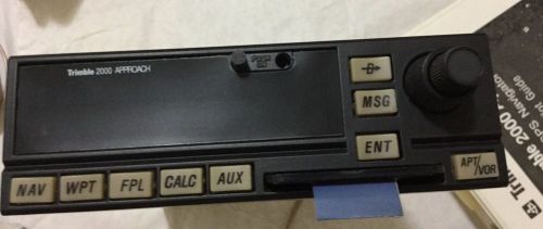 Trimble 2000 approach ifr gps navigator with tray, antenna, manual