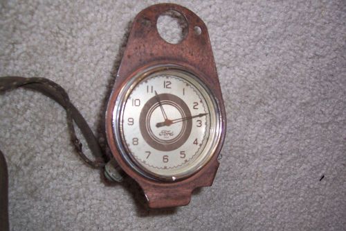 1937 37 ford glove box clock original fomoco