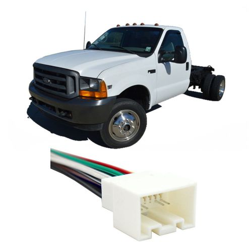 Ford f-450 1999-2004 factory stereo to aftermarket radio harness adapter