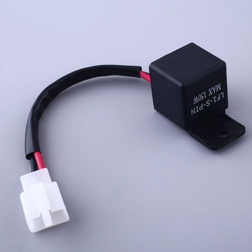 Hot 2 pin electronic led flasher relay for turn signal bulbs hyper black