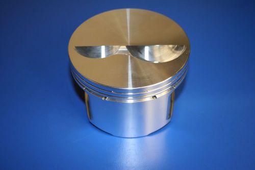 Je custom 4.005 dirt late model sbc chevy lm flat top forged piston set 350 355