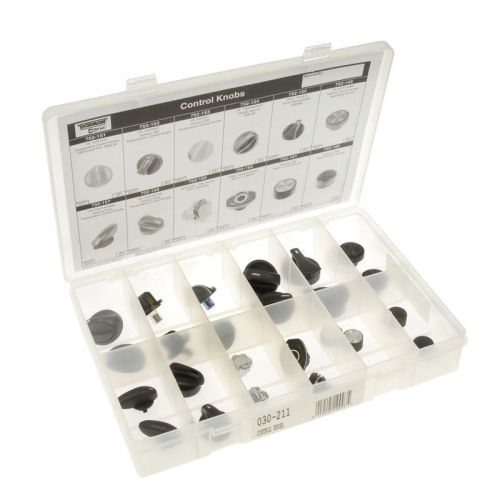 Specialty control knob assortment (dorman 030-211) 12 sku/36 pc. tech tray