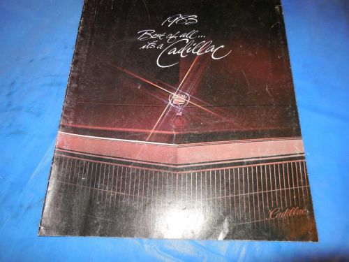 1983 cadillac original sales brochure!!