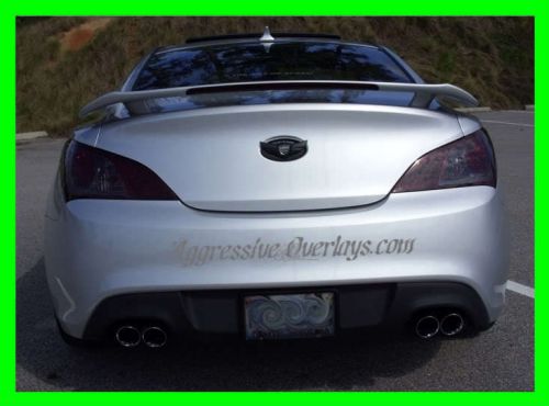 Fits: genesis coupe taillight - tint film overlay smoke lights 09-2011