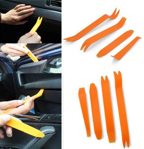 Auto pry open door molding trim panel audio clip light removal interior tool kit
