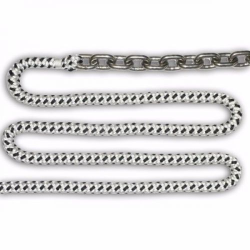 Rode kit, 20ft 5/16&#034; stainless steel chain + 250ft, 5/8&#034; double braided rope