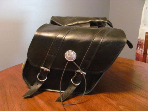 Motorcycle willie and max saddlebags compact slant #sb707