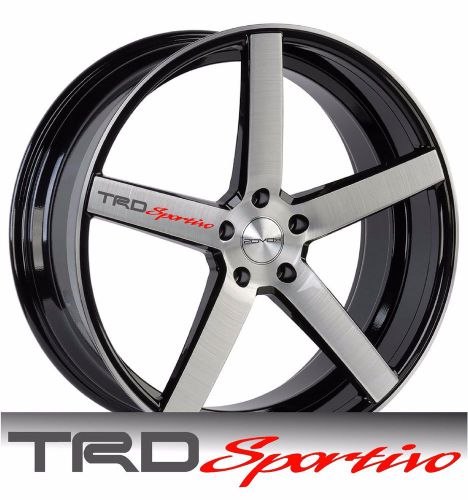 4 trd sportivo stickers decals door handle mirror tacoma toyota dark grey/red