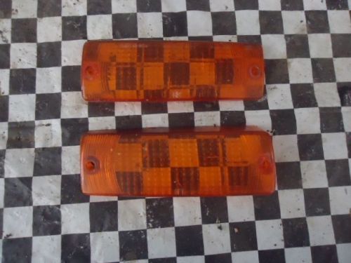 1975,76,77,78 datsun 260z/280z front oem turn signal lenses!!!!