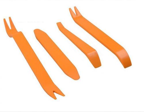 4pcs/set car radio stereo door trim dash panel install removal pry tools kit