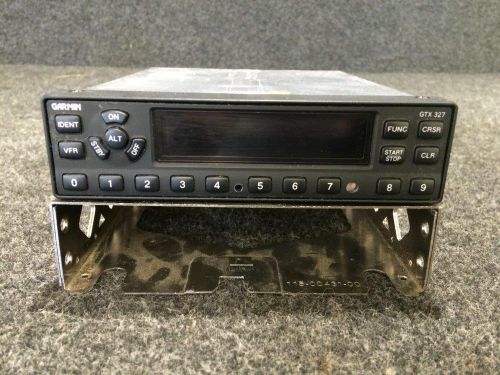 Garmin gtx 327 transponder w/ tray (volts: 14-28) p/n 011-00490-00  s/n 83709575