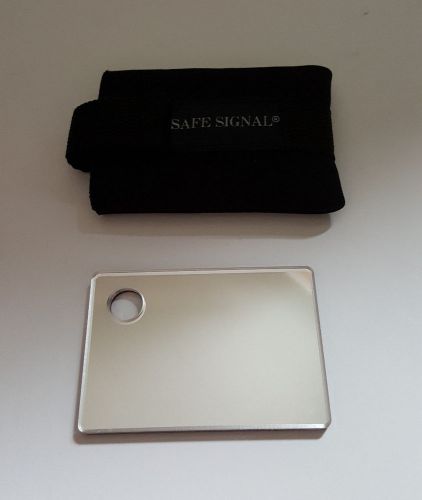 Survival safety mirror signal sos emergency scuba diving hiking climbing camping