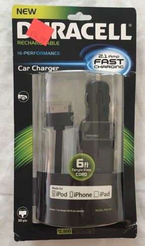 Duracell pro 30-pin car charger, 6' pro150
