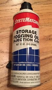 Systematched storage fogging oil 12oz injection can johnson omc cobra evinrude