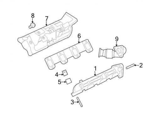 Ford oem exhaust heat shield bc3z9y427a image 7