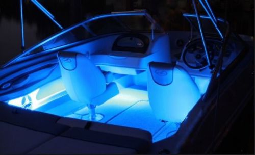 3-1&#039; pcs blue led boat light deck waterproof 12v courtesy bow trailer flex ft