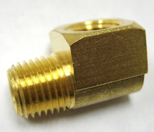 Parker 2202p-6-6 brass 90º street elbow fitting 3/8" npt fuel air water (lot 10)