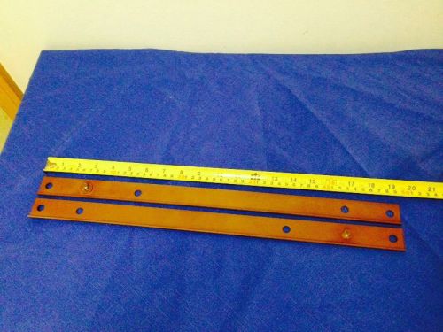 Pair corvette seat brackets (2) original 1956 1957 1958 1959 1960 rear hold down