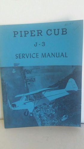 Piper cub j-3  service manual air frame print