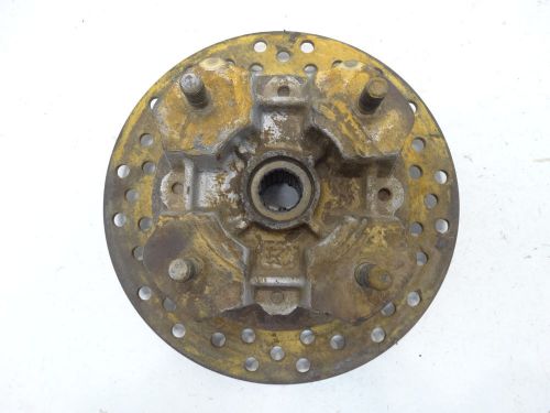 2010 kawasaki brute force 750 4x4i atv front right wheel hub with rotor