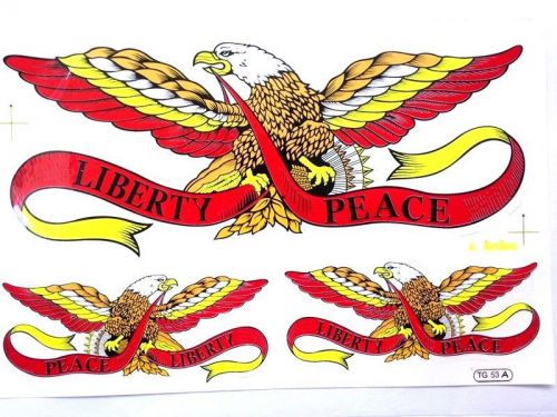 Eagle aufkleber sticker racing tuning diy vinyl decal 6.9x10.5 inch #12