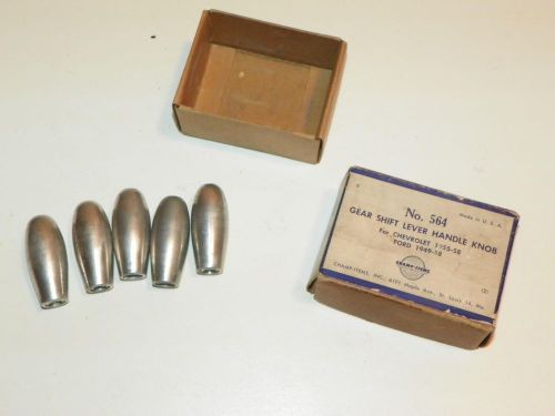 Chevrolet 1955-58 &amp; ford 1949-58 gear shift lever handle knob: new original nos