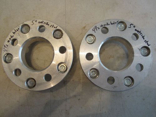 2 wheel adapters aluminum fits 1926 1927 model t ford wire wheels