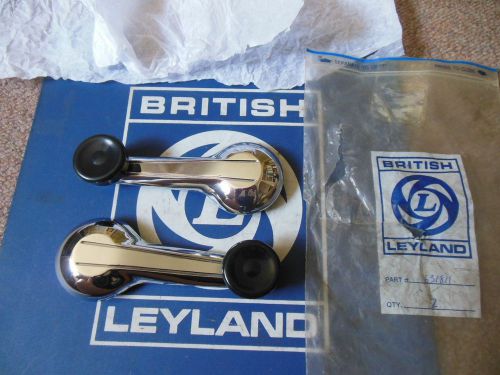 Nos british leyland triumph tr250 tr6 spit gt6 window winder handles (2) 621811