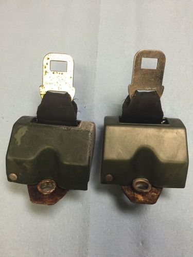 1969-1973 ford mustang mach 1 coupe hardtop front seat belts oem original.
