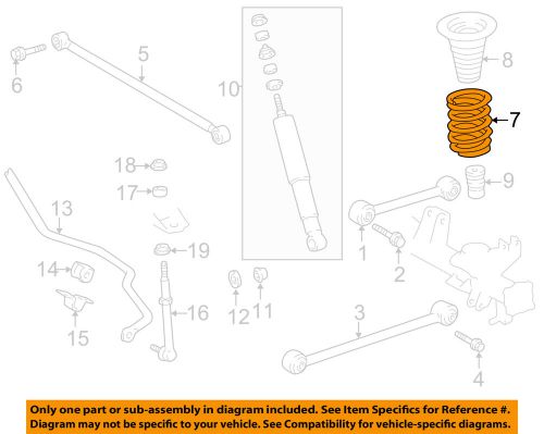 Toyota oem 99-00 4runner rear suspension-spring 4823135210