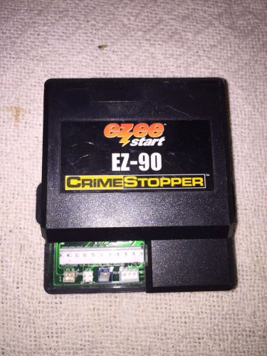 Ezee start ez-90 crime stopper remote engine starting and alarm system