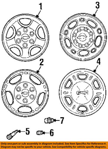 Gm oem 9595396 wheel, steel