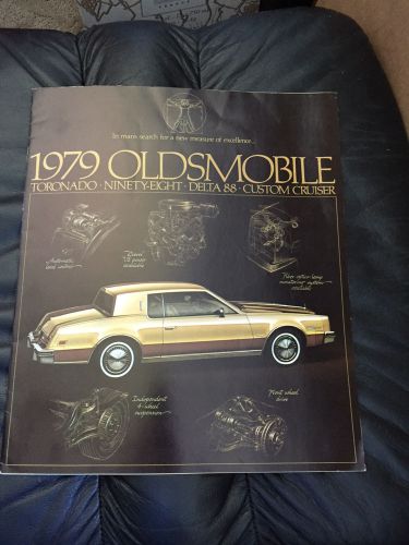 1979 oldsmobile toronado ninety eight delta 88 original sales dealer brochure 98