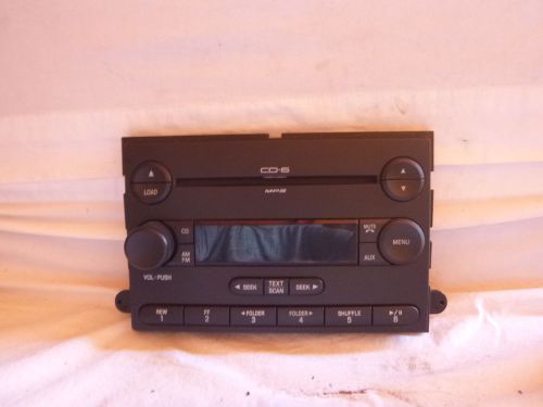 06-13 ford must. exp. edge f150 radio 6 cd mp3 face plate 7l2t-18c815-bc bb62931