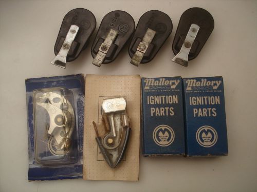 Mallory ignition system parts lot rotors 24215-b 4215 points 24907 24875-b 24205