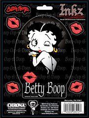 Betty boop kiss decal