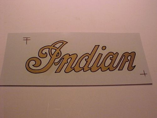 Pair indian motorcycle bicycle board track tank decals. top quality.