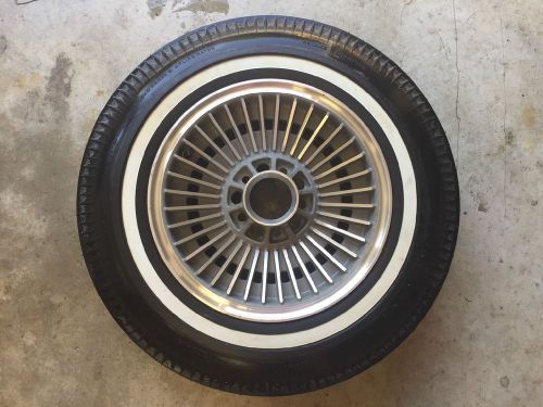 (1) 1963-1964 corvette midyear knock off wheel &amp; firestone spare tire, brand new