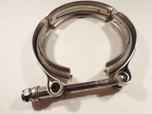 Pswr universal 3&#034; inch o.d. pipe 304 stainless steel v-band / v band clamp 3 in