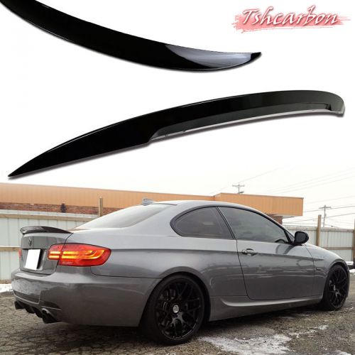 La stock painted 668 bmw 3-series e92 coupe high kick p style trunk spoiler 2013