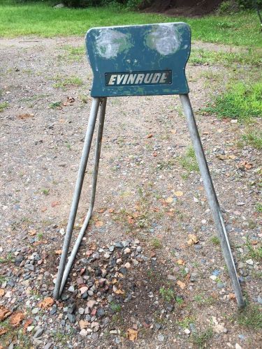 Vintage evinrude outboard motor stand