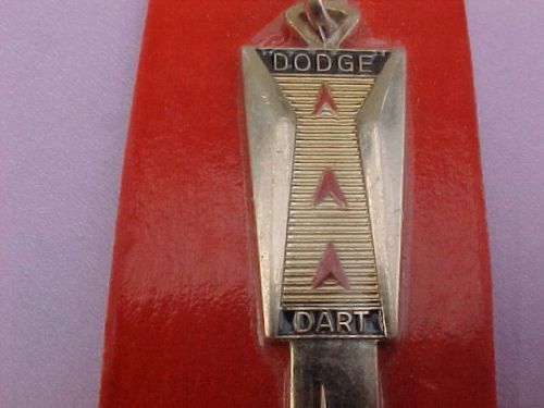 #2 nice  vintage dodge dart gold plated key blank (1966 all years)