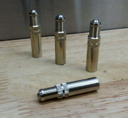 4 stainless steel valve stem extenders. 1.5 inch length.  usa made. high quality