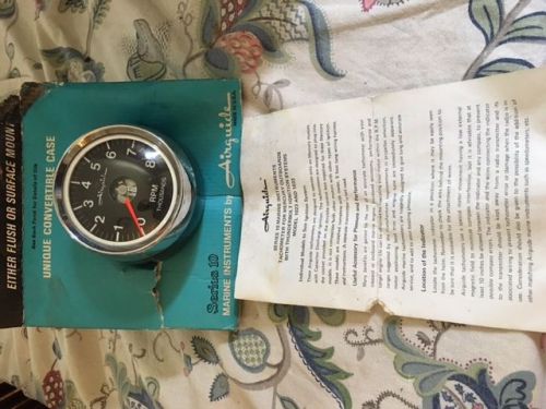 Vintage airguide tachometer mercury outboards w/ thunderbolt ign. (1023 &amp; 1033)